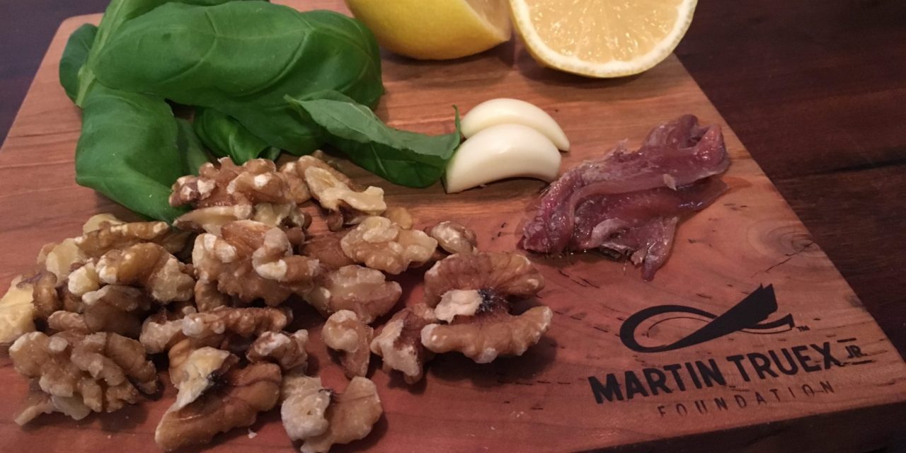 Wondrous walnut pesto