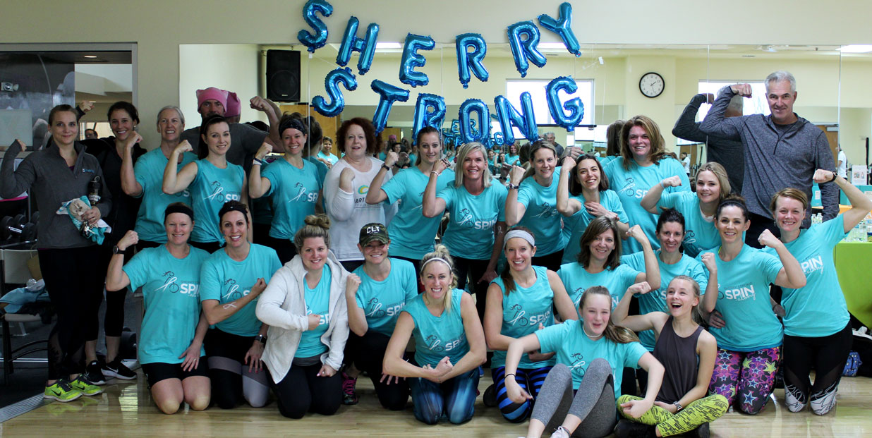 3rd Annual SherryStrong Spin-Along Raises Over $43,000